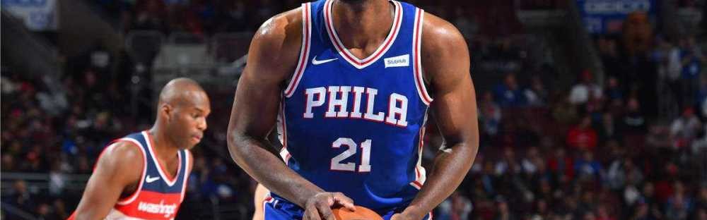  恩比德复出30+15+5帽，76人轻取奇才  